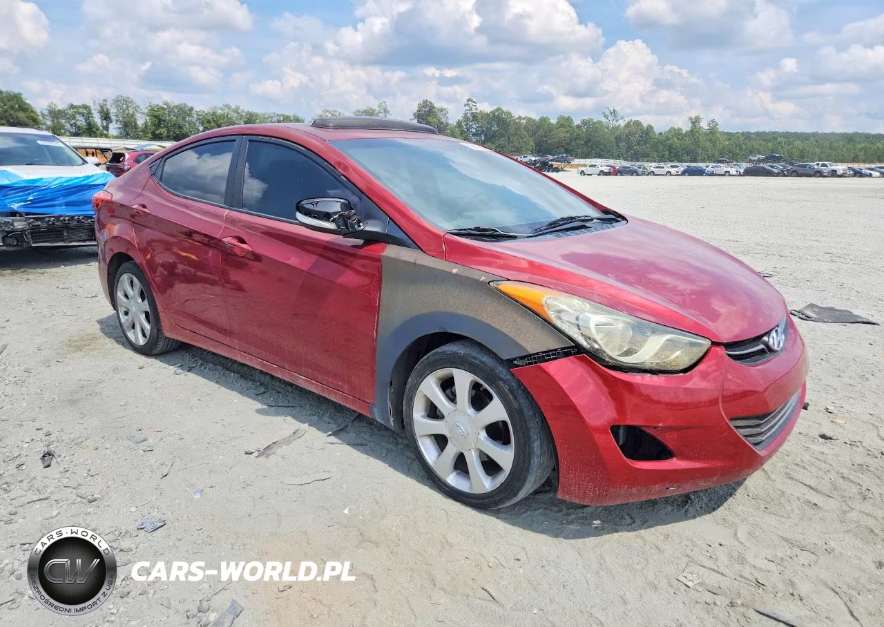 2012 Hyundai Elantra Limited VIN:KMHDH4AEXCU323721 - 4