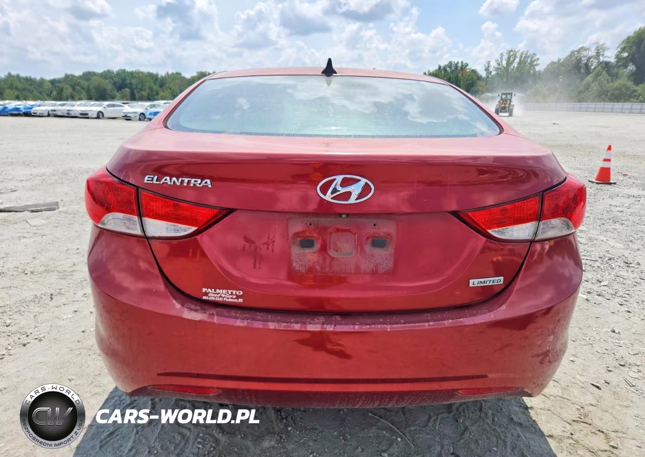 2012 Hyundai Elantra Limited VIN:KMHDH4AEXCU323721 - 6