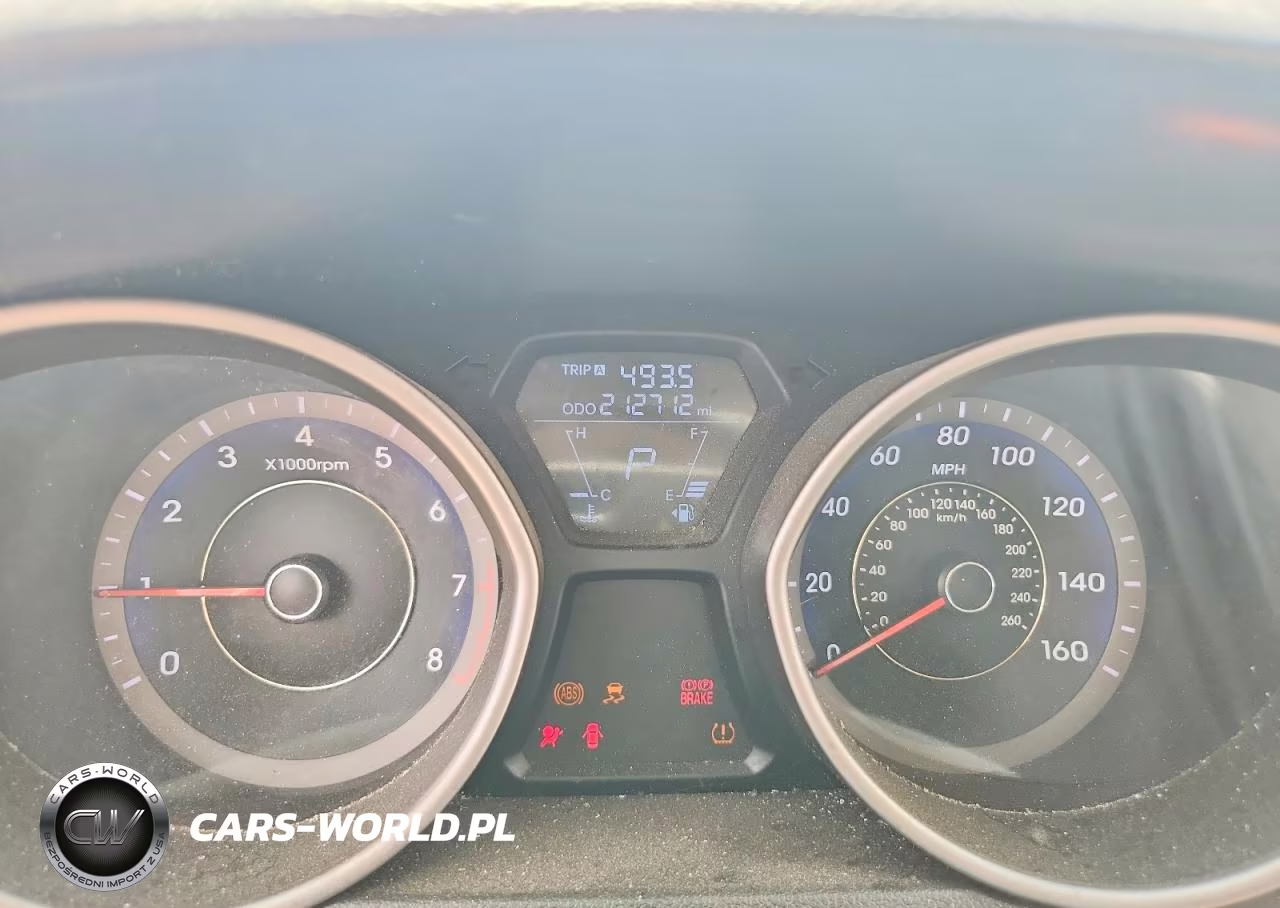 2012 Hyundai Elantra Limited VIN:KMHDH4AEXCU323721 - 9