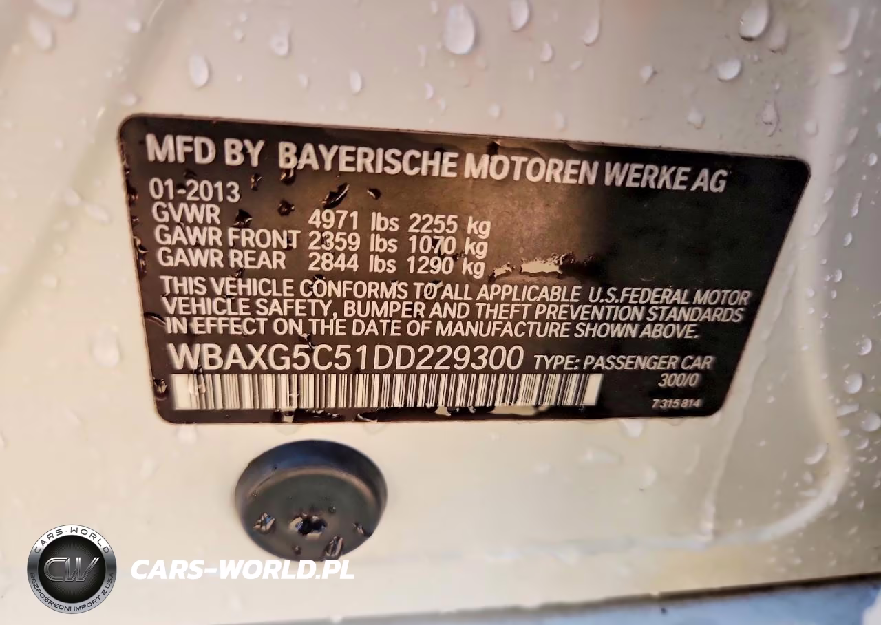 2013 BMW 528 I VIN:WBAXG5C51DD229300 - 13