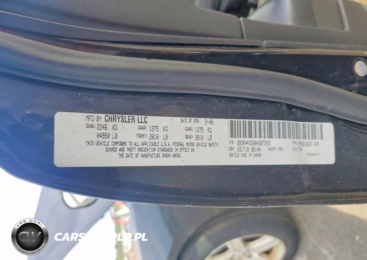 2008 Dodge Charger VIN:2B3KA43G08H267203 - 13
