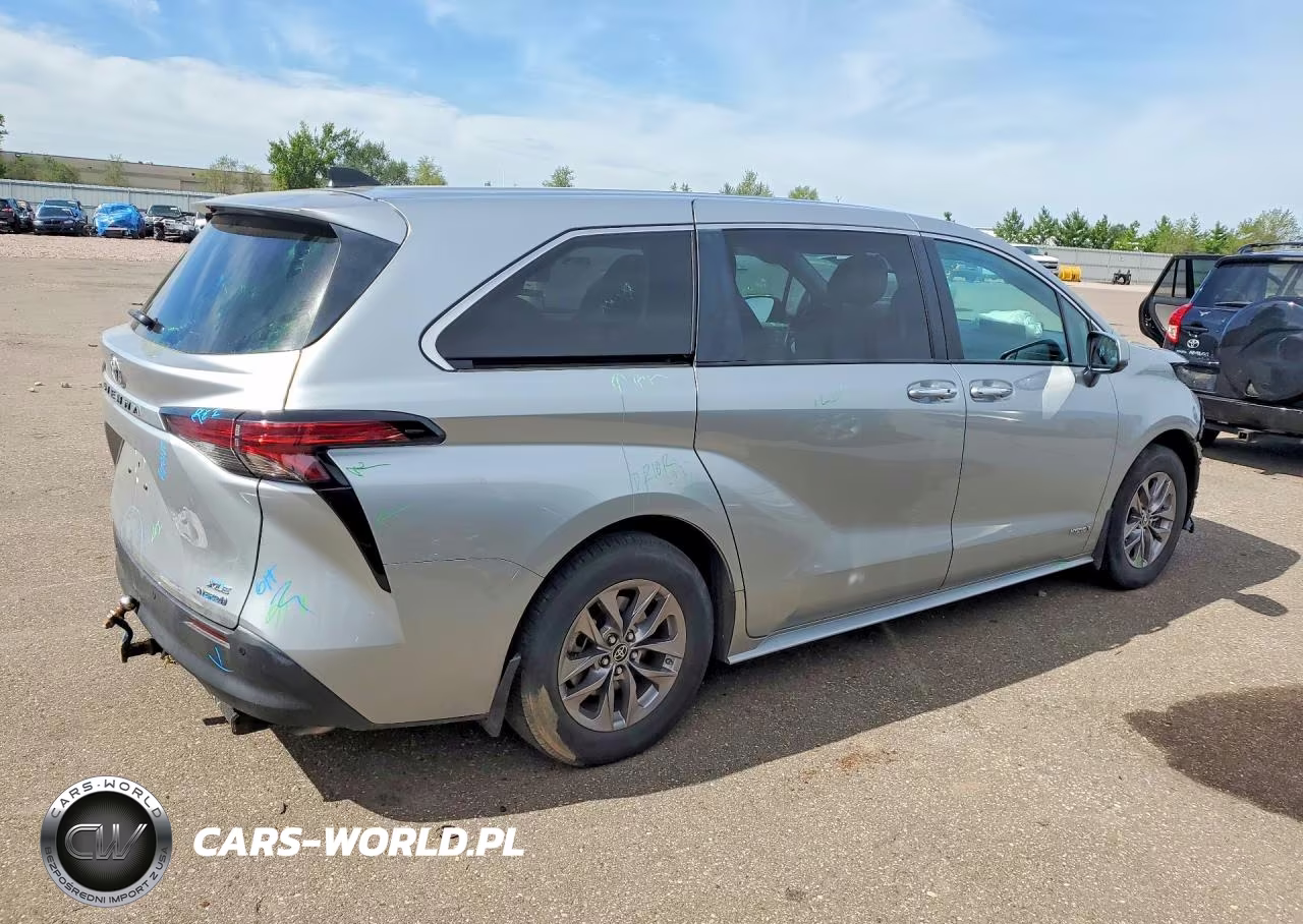 2021 Toyota Sienna Xle VIN:5TDYSKFCXMS014615 - 3