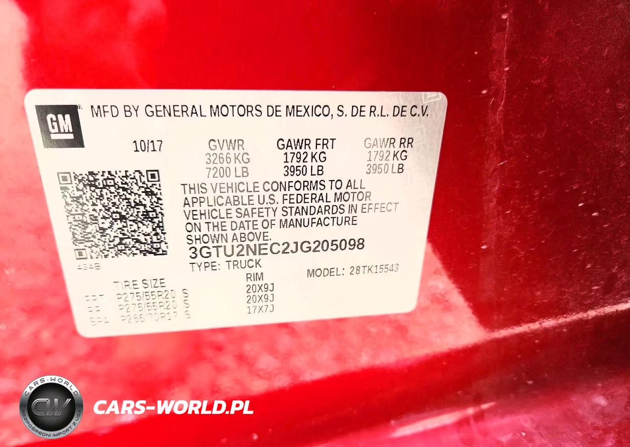 2018 GMC Sierra K1500 Slt VIN:3GTU2NEC2JG205098 - 12