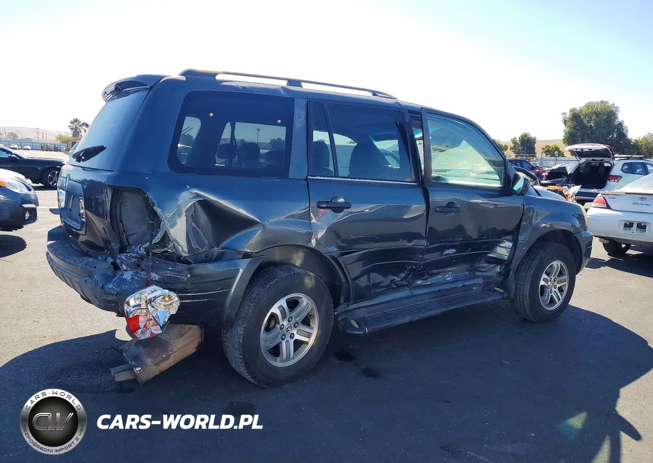 2003 Honda Pilot Exl VIN:2HKYF18543H606870 - 3