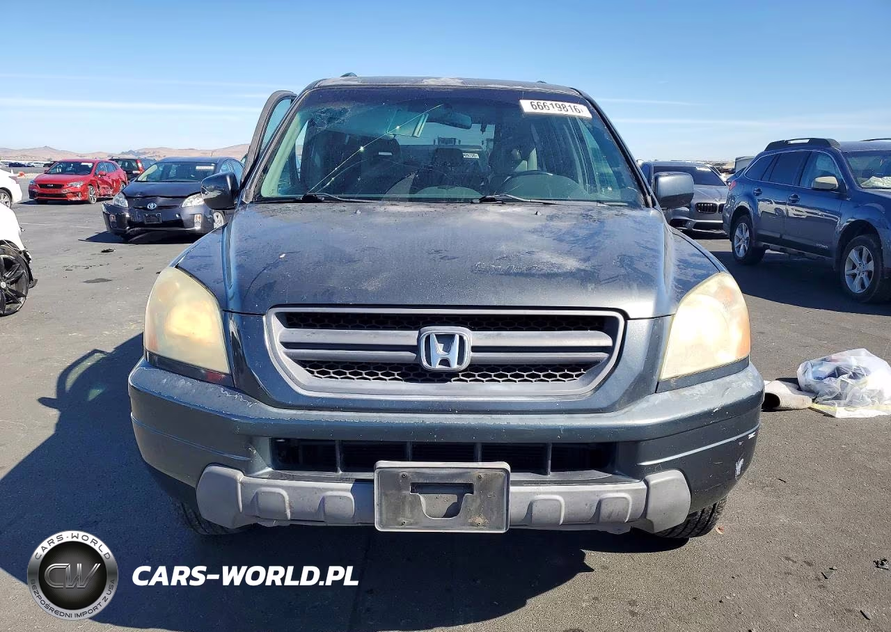 2003 Honda Pilot Exl VIN:2HKYF18543H606870 - 5