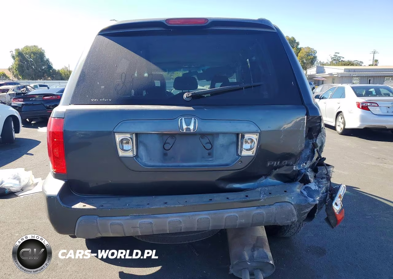 2003 Honda Pilot Exl VIN:2HKYF18543H606870 - 6