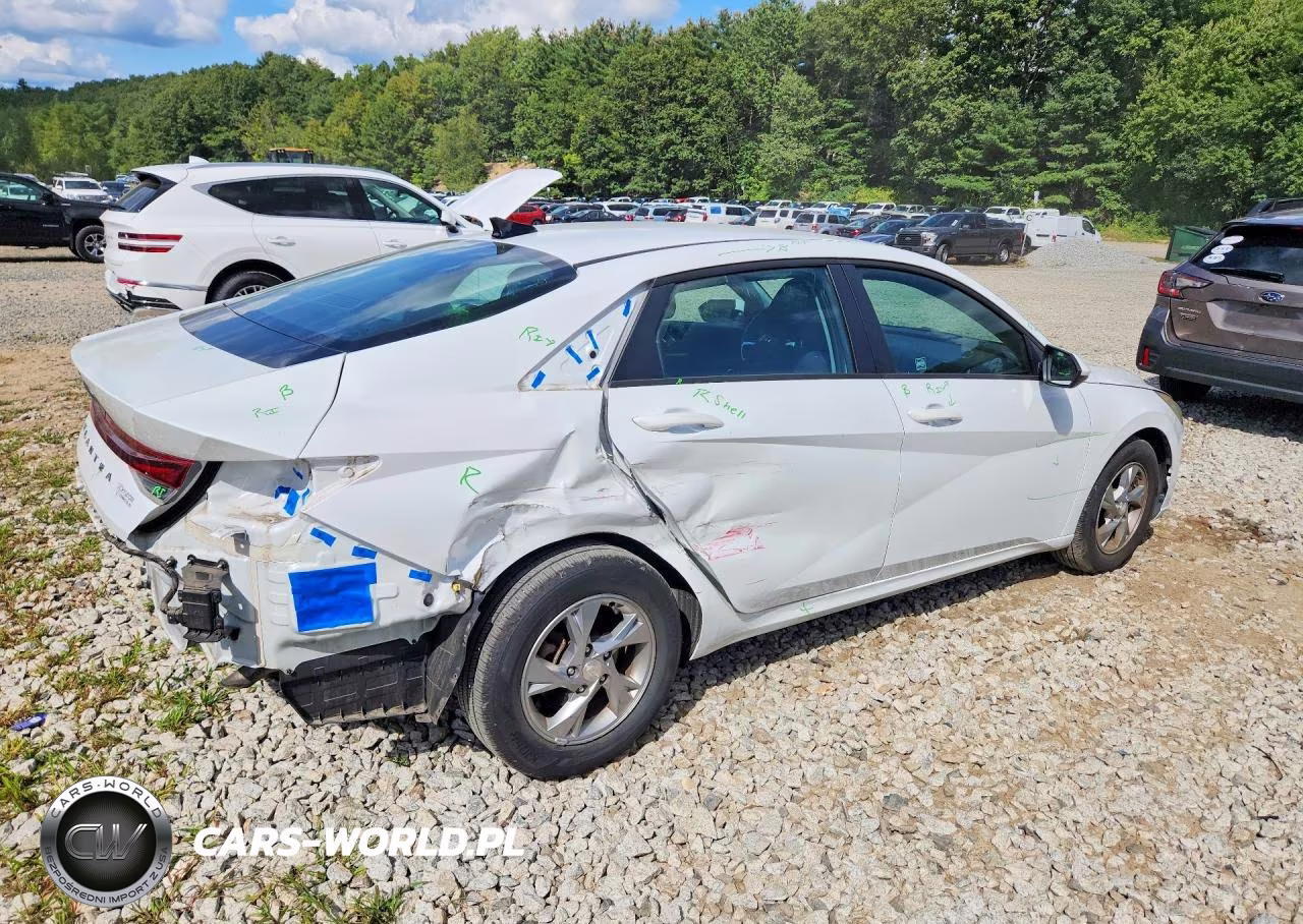 2021 Hyundai Elantra Se VIN:5NPLL4AG2MH014403 - 3