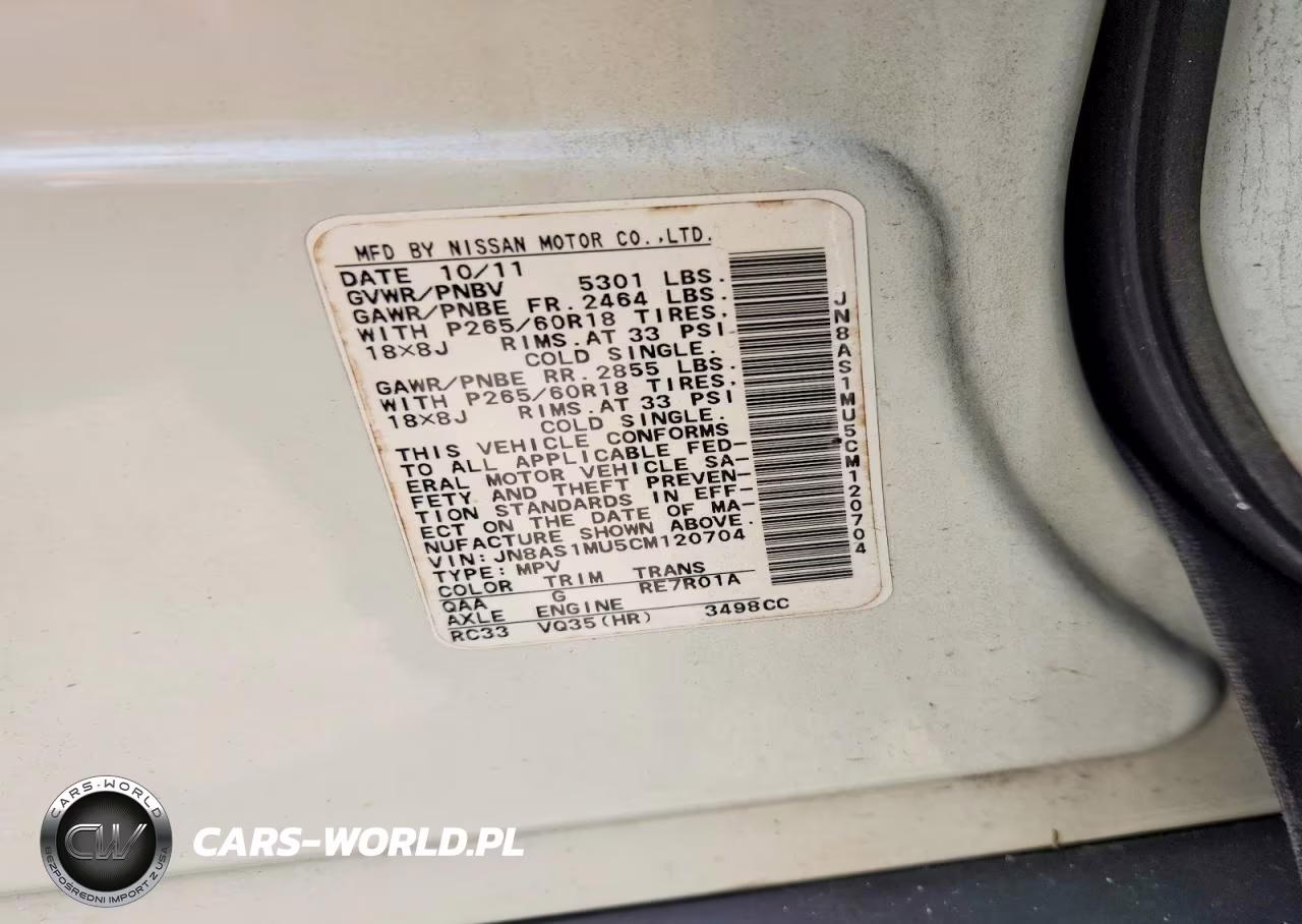 2012 Infiniti Fx35 Base VIN:JN8AS1MU5CM120704 - 13