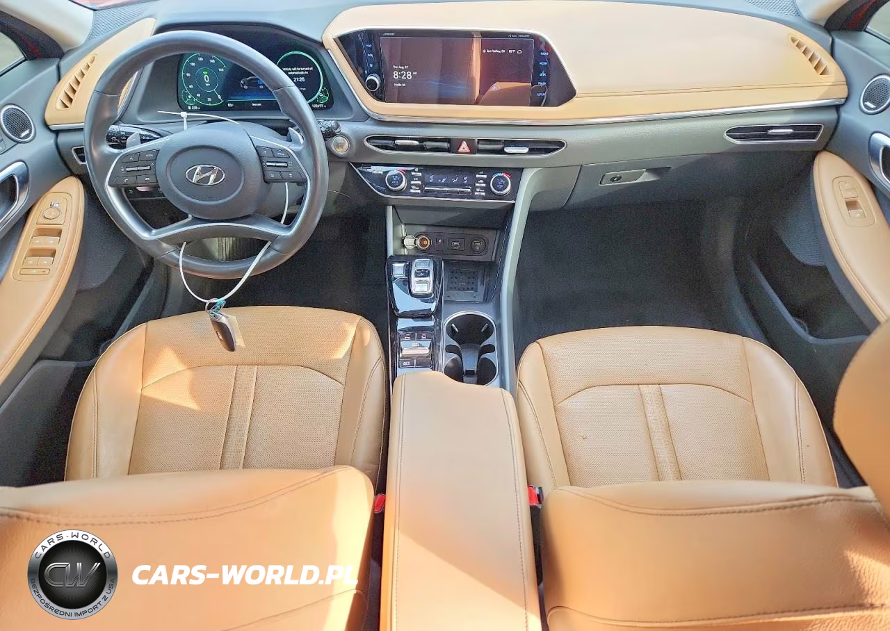 2021 Hyundai Sonata Hybrid Limited VIN:KMHL54JJ6MA027843 - 8