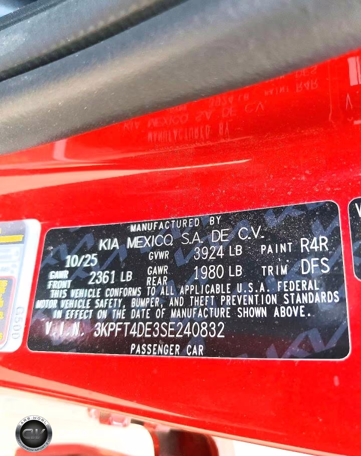 2025 Kia K4 Lxs VIN:3KPFT4DE3SE240832 - 12