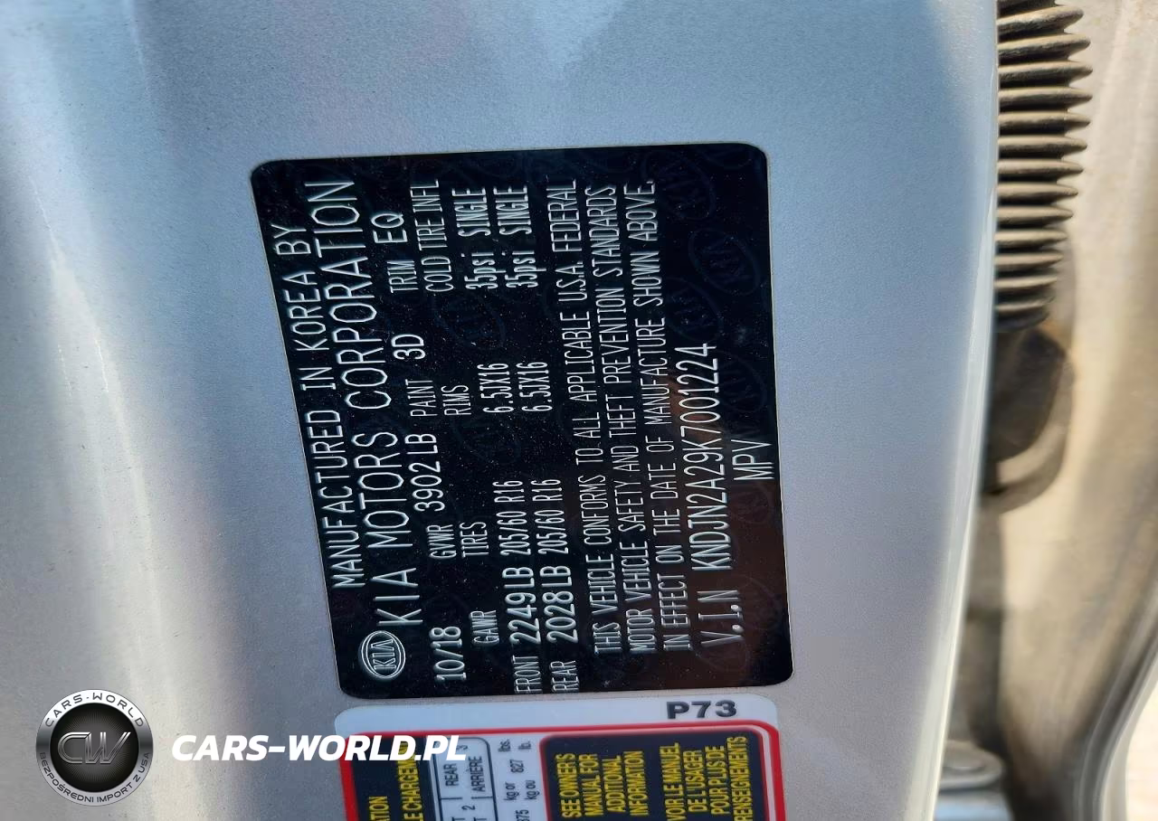 2019 Kia Soul Base VIN:KNDJN2A29K7001224 - 13