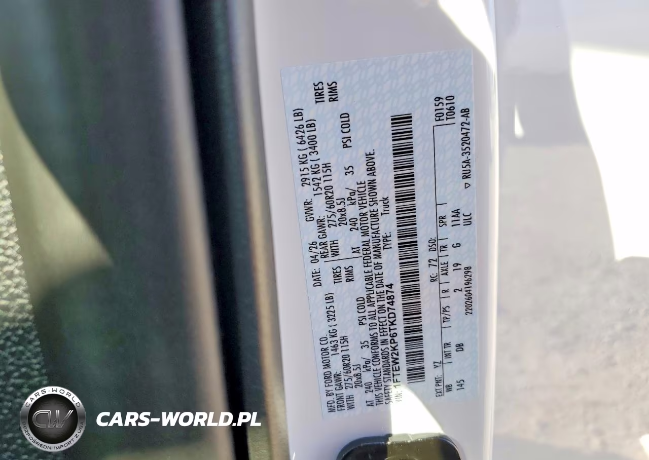 2026 Ford F150 Stx VIN:1FTEW2KP6TKD74874 - 13