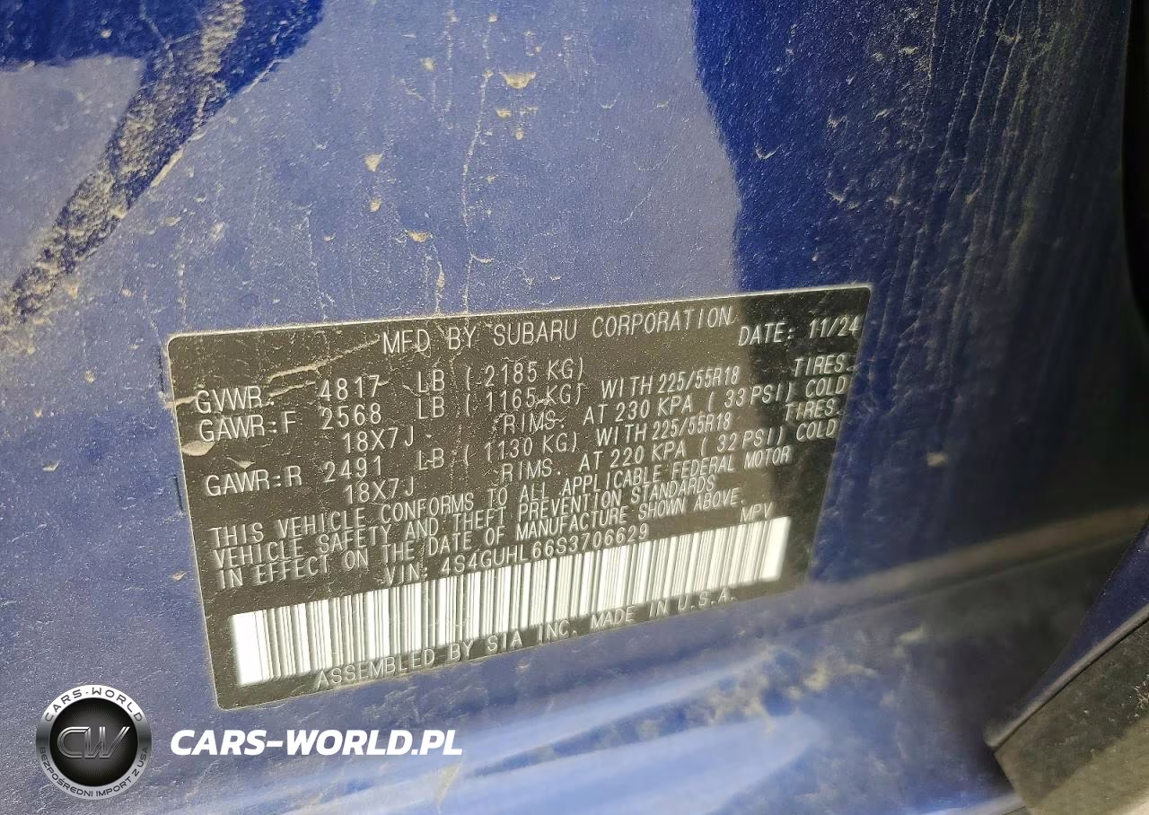 2025 Subaru Crosstrek Limited VIN:4S4GUHL66S3706629 - 12