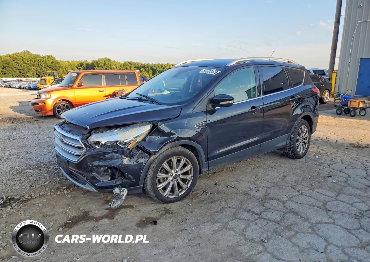2017 Ford Escape Titanium VIN:1FMCU0J91HUF02921 - 1