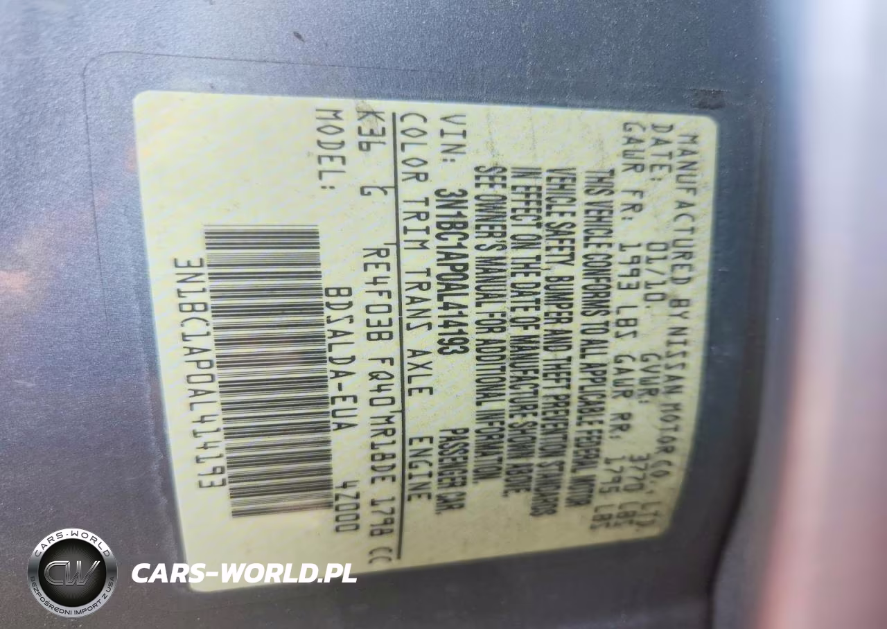 2010 Nissan Versa 1.8 S VIN:3N1BC1AP0AL414193 - 12