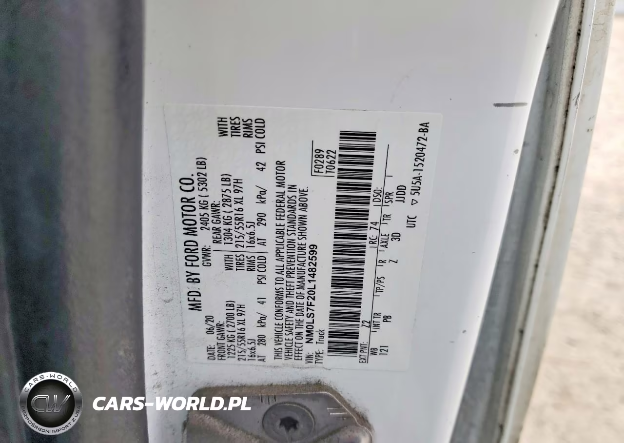 2020 Ford Transit Connect Xlt Van VIN:NM0LS7F20L1482599 - 13