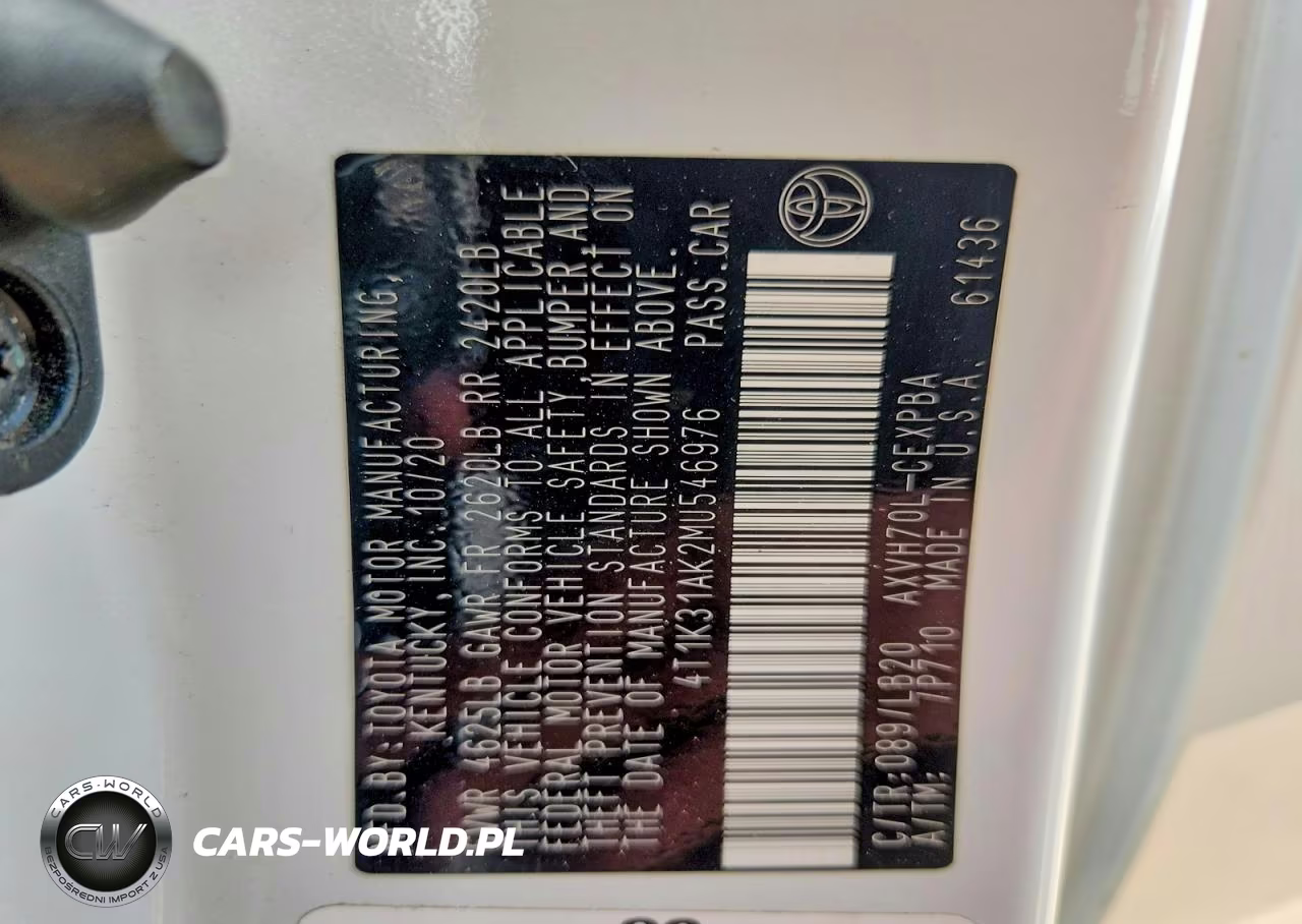2021 Toyota Camry Xse VIN:4T1K31AK2MU546976 - 13