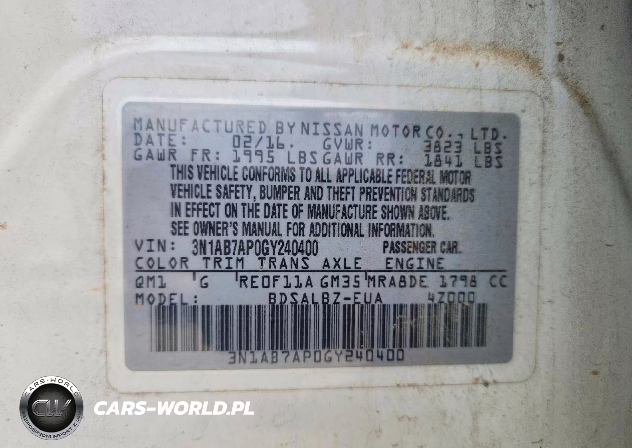 2016 Nissan Sentra S VIN:3N1AB7AP0GY240400 - 13