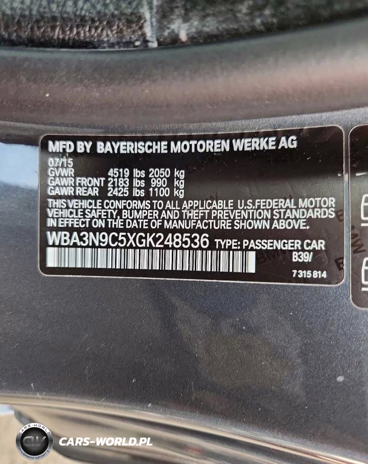 2016 BMW 428 Xi VIN:WBA3N9C5XGK248536 - 12