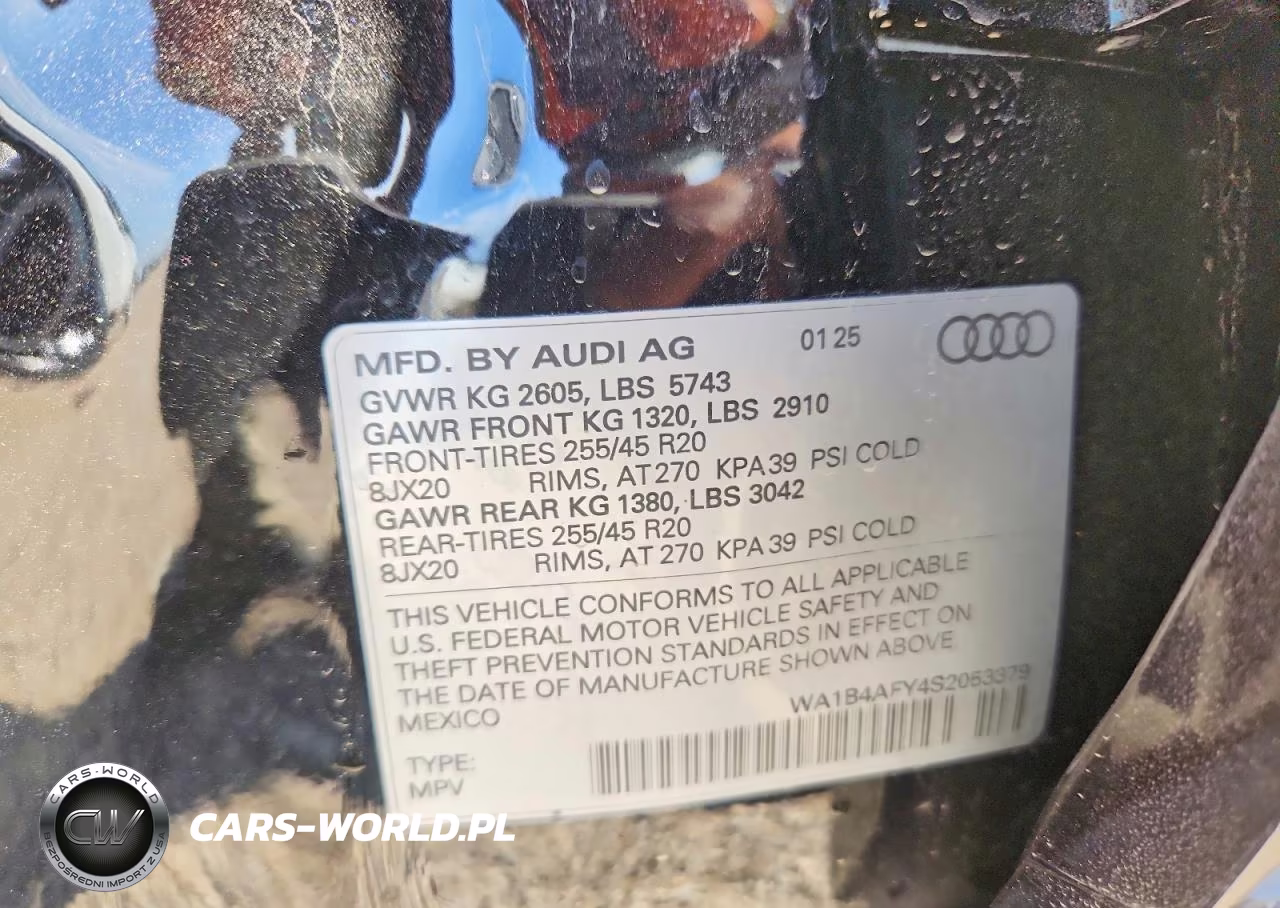 2025 Audi Sq5 Premium Plus VIN:WA1B4AFY4S2053379 - 13