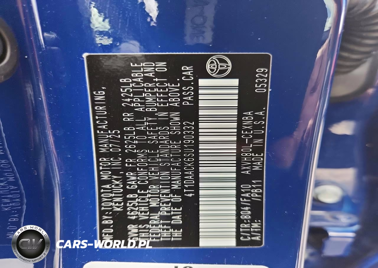 2025 Toyota Camry Le VIN:4T1DAACK6SU190332 - 13