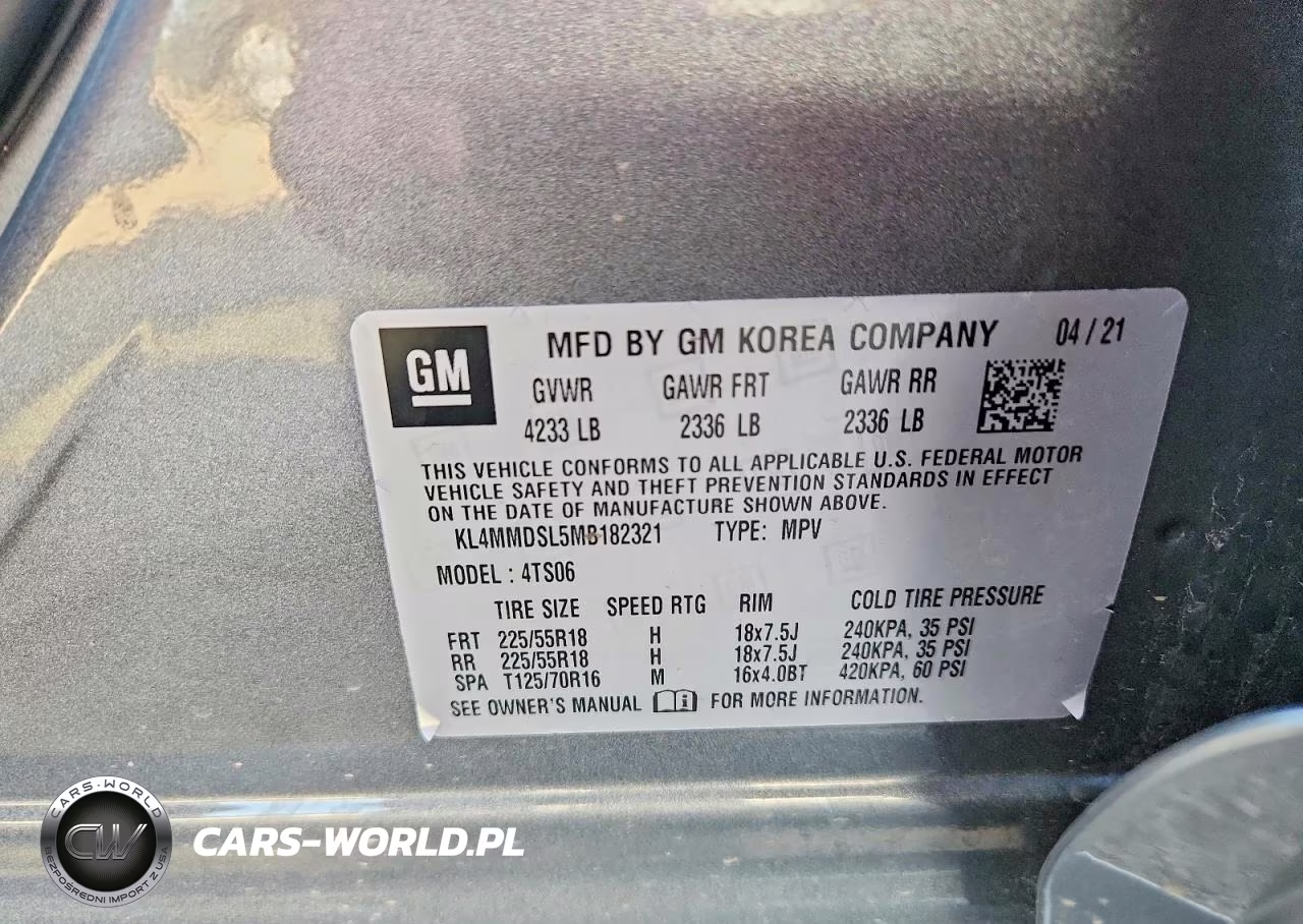 2021 Buick Encore Gx Select VIN:KL4MMDSL5MB182321 - 13