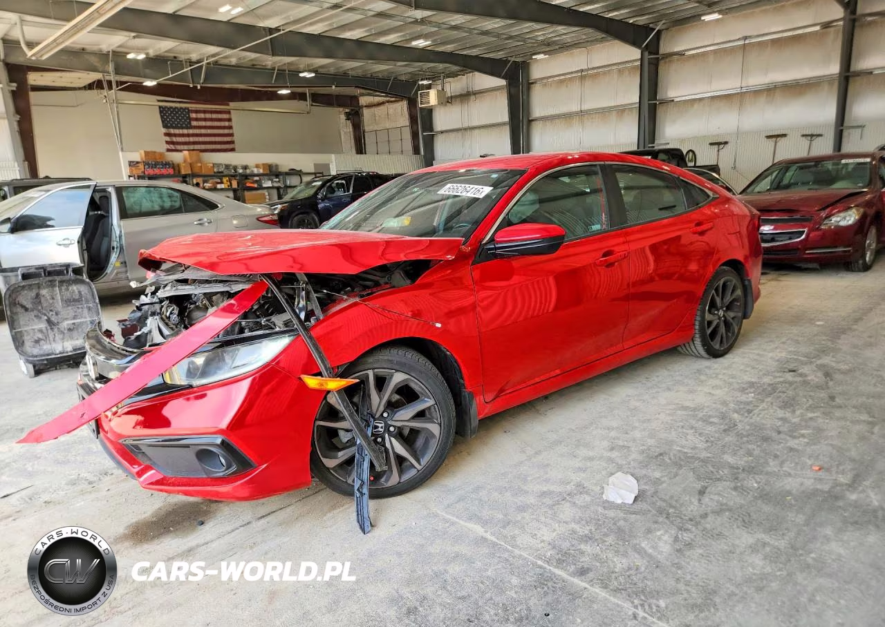 2020 Honda Civic Sport VIN:2HGFC2F82LH571341 - 1