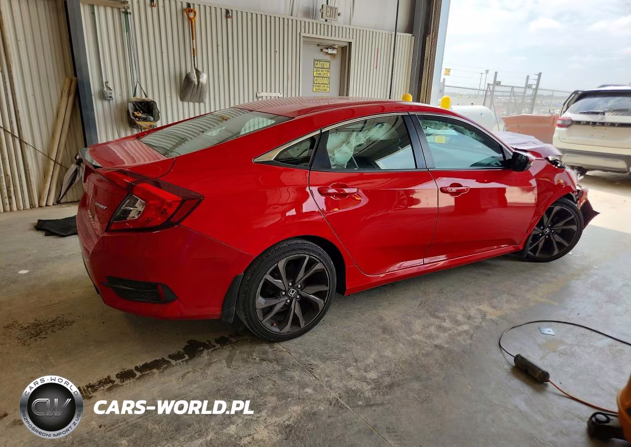 2020 Honda Civic Sport VIN:2HGFC2F82LH571341 - 3