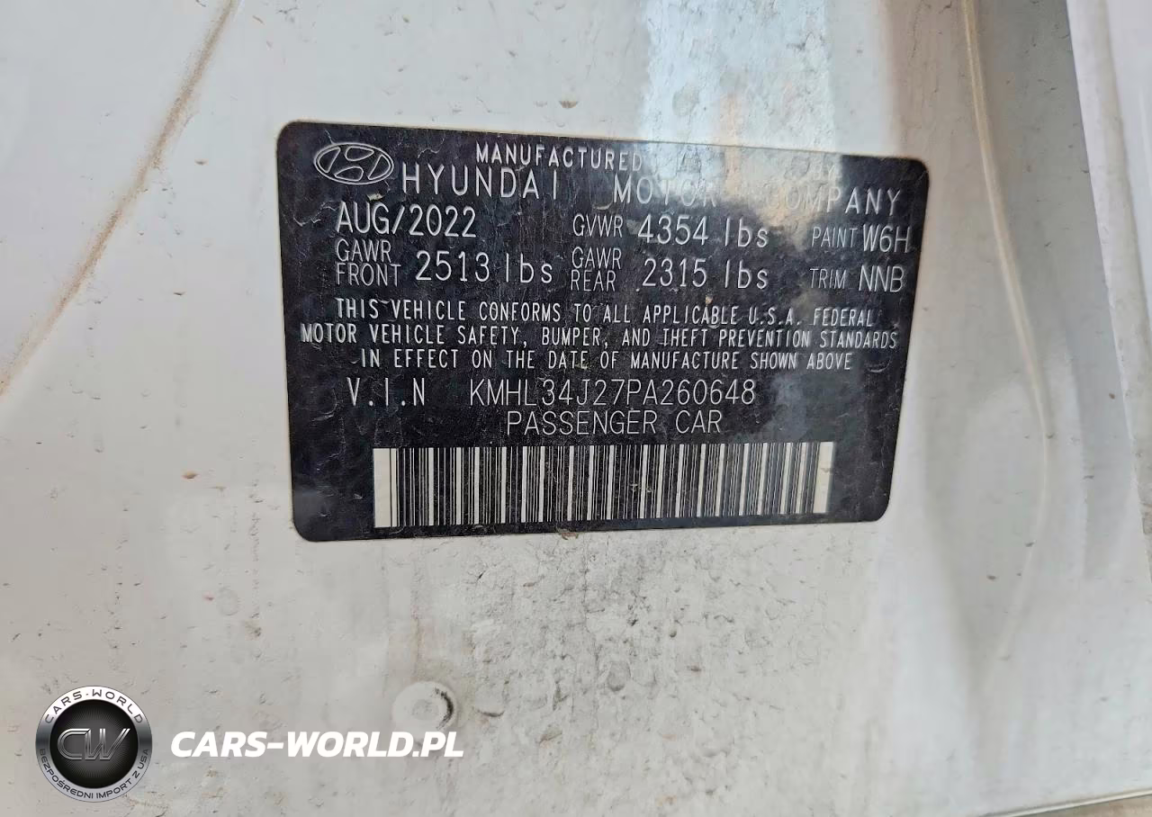 2023 Hyundai Sonata Limited VIN:KMHL34J27PA260648 - 12