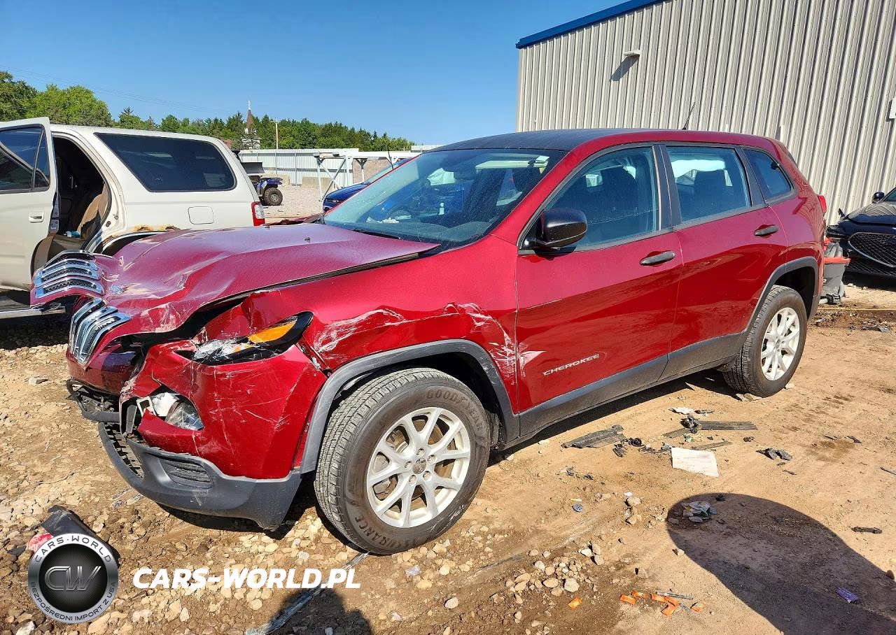 2017 Jeep Cherokee Sport VIN:1C4PJMAS9HD220891 - 1