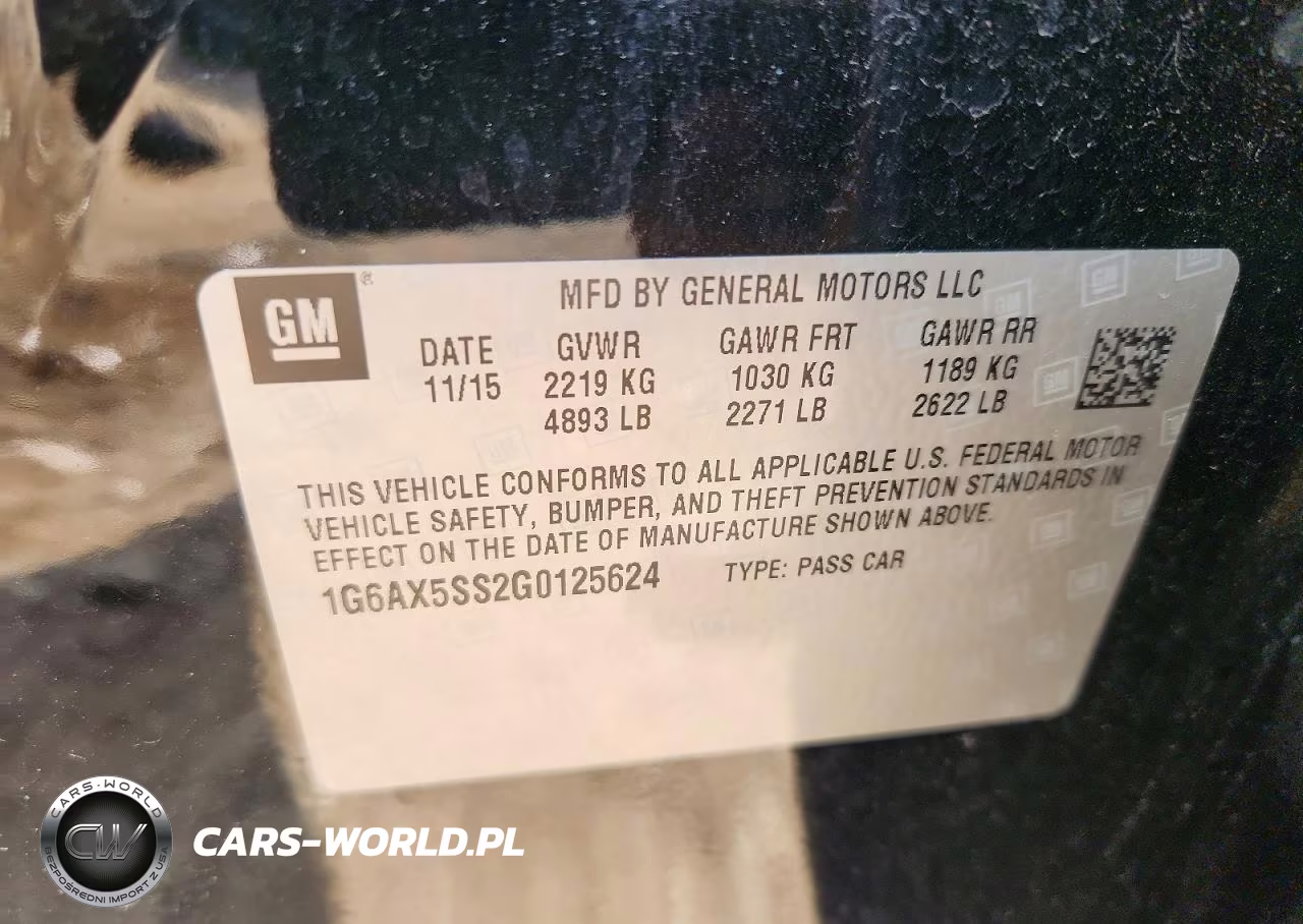 2016 Cadillac Cts Luxury Collection VIN:1G6AX5SS2G0125624 - 12