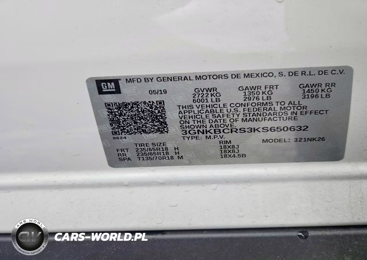 2019 Chevrolet Blazer 2Lt VIN:3GNKBCRS3KS650632 - 13