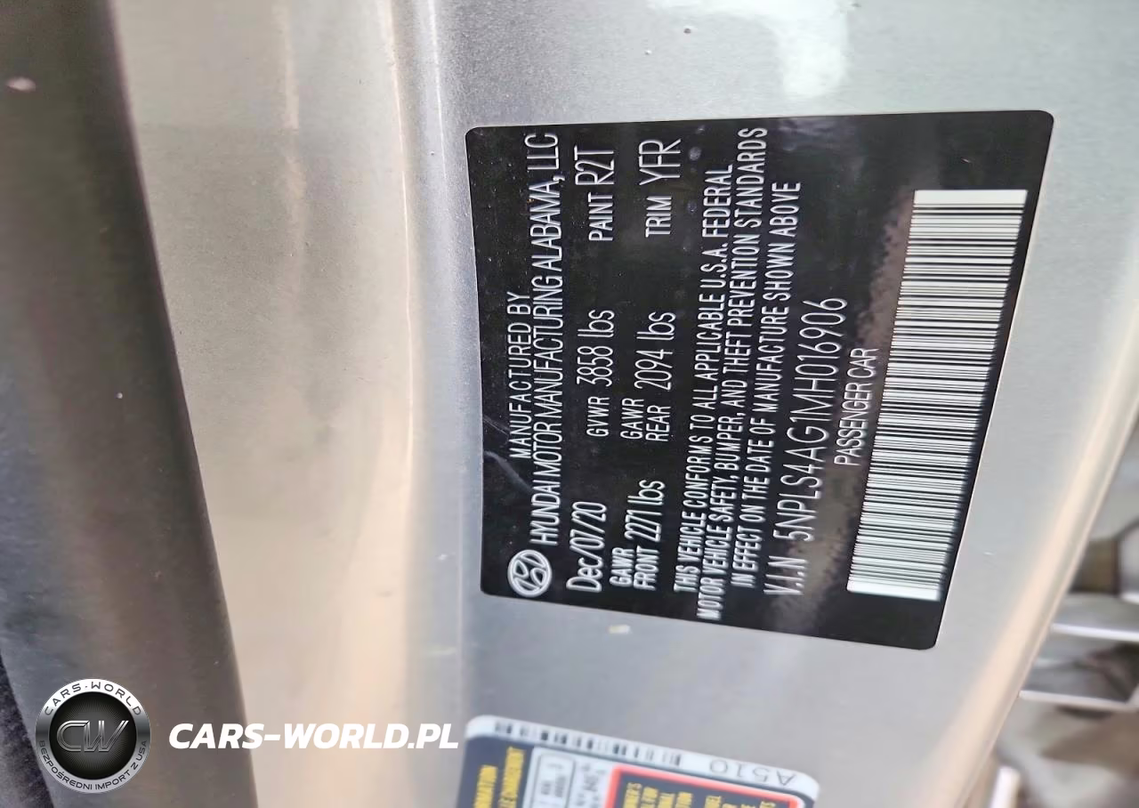 2021 Hyundai Elantra Sel VIN:5NPLS4AG1MH016906 - 12