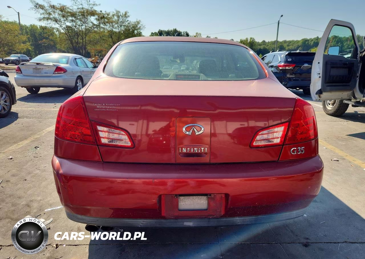 2003 Infiniti G35 Base VIN:JNKCV51E23M018145 - 6