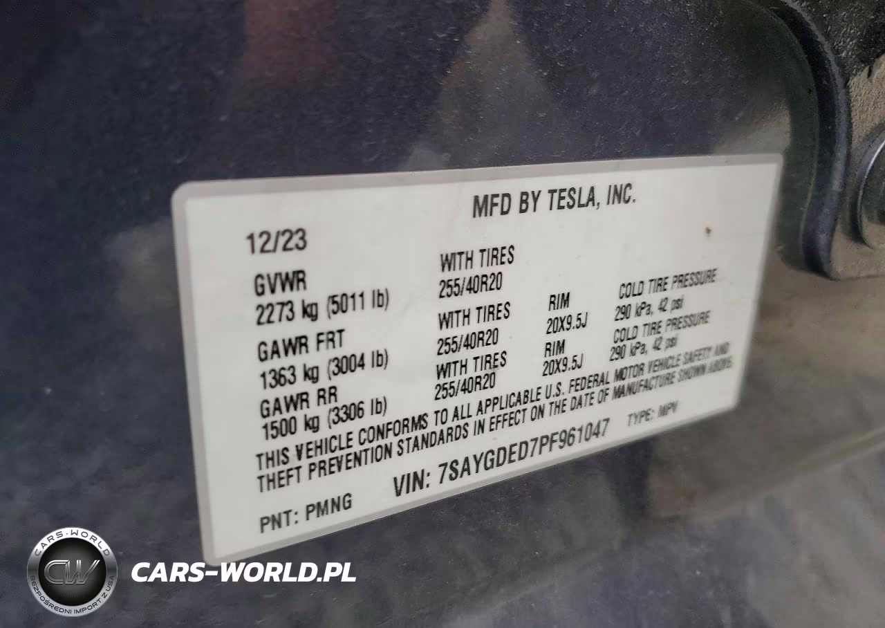 2023 Tesla Model Y VIN:7SAYGDED7PF961047 - 12