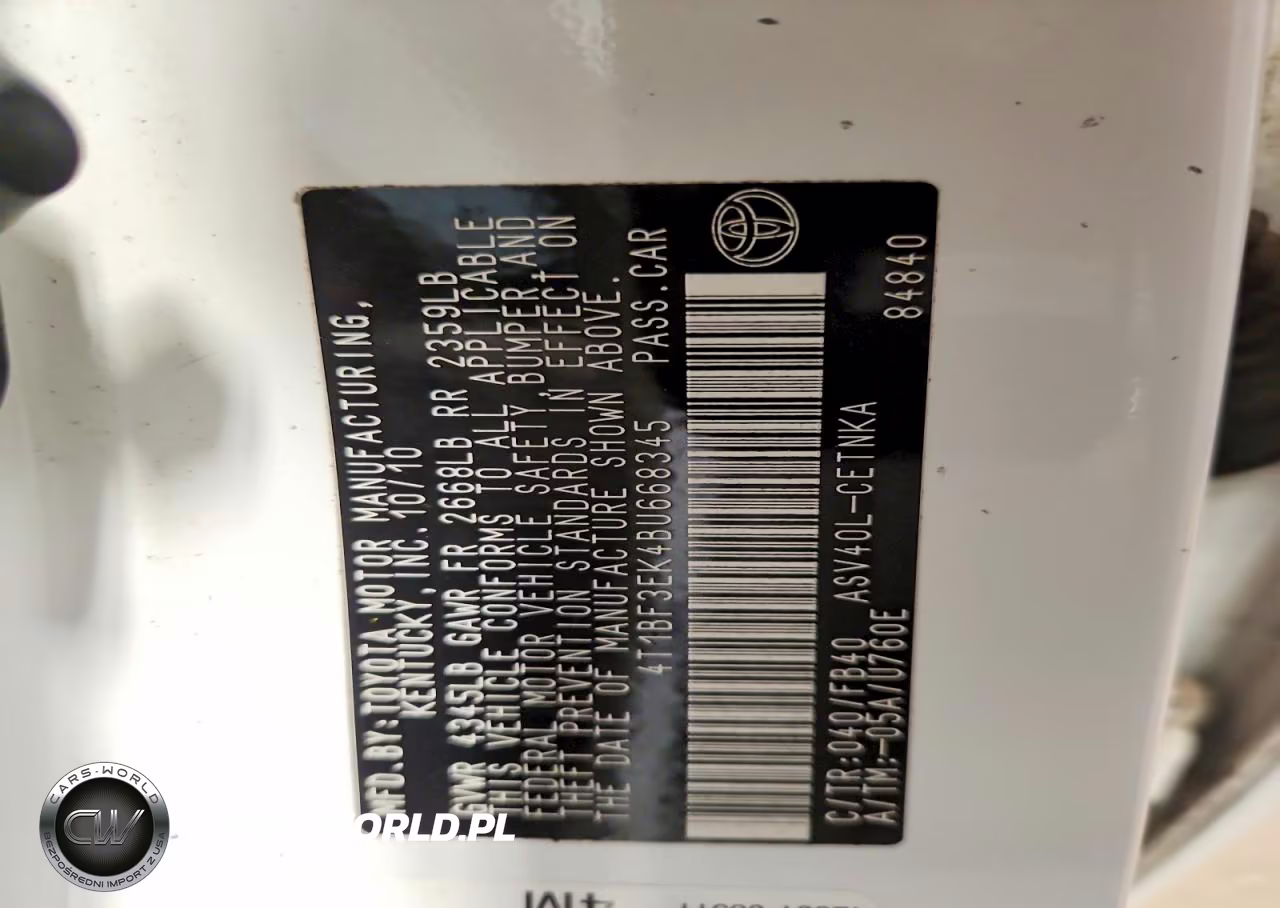 2011 Toyota Camry Le VIN:4T1BF3EK4BU668345 - 13