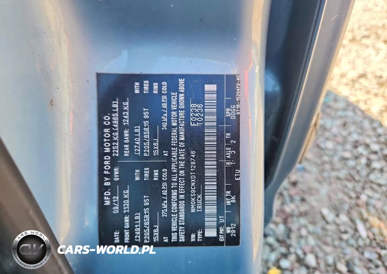 2013 Ford Transit Connect Xlt Premium VIN:NM0KS9CNXDT128746 - 13