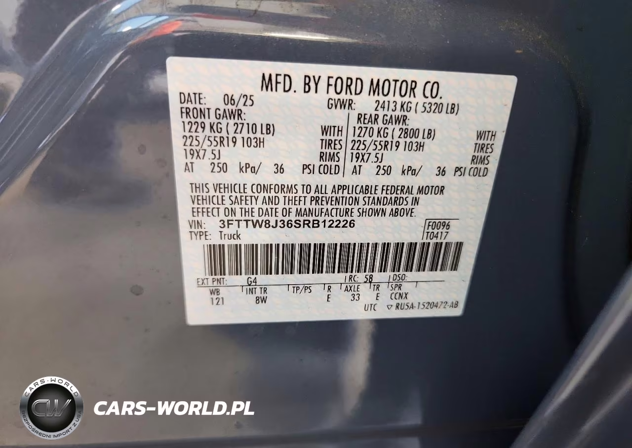 2025 Ford Maverick Xlt VIN:3FTTW8J36SRB12226 - 13