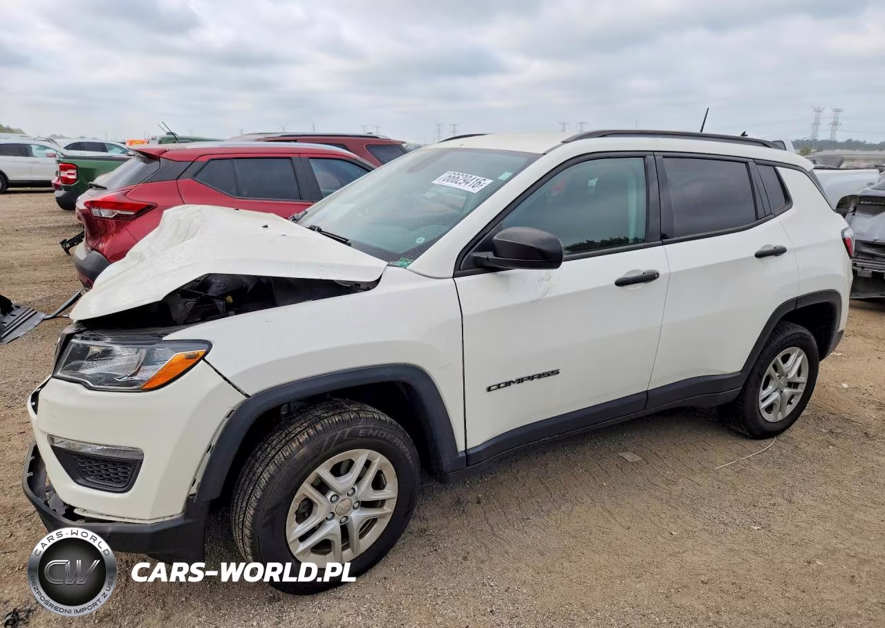 2018 Jeep Compass Sport VIN:3C4NJDAB2JT399993 - 1