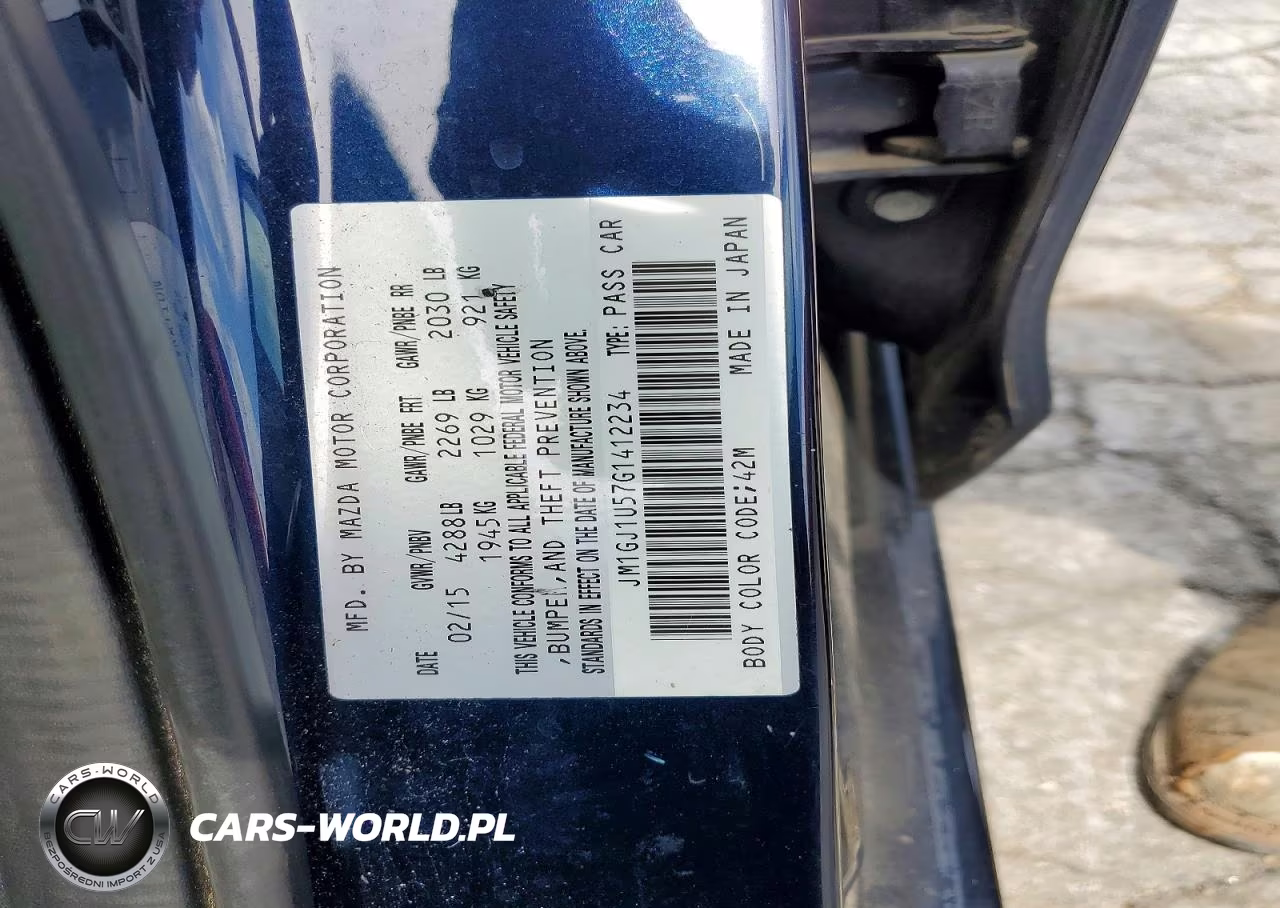 2016 Mazda 6 Sport VIN:JM1GJ1U57G1412234 - 12