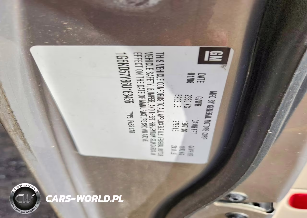 2006 Cadillac Dts VIN:1G6KD57Y86U163456 - 12