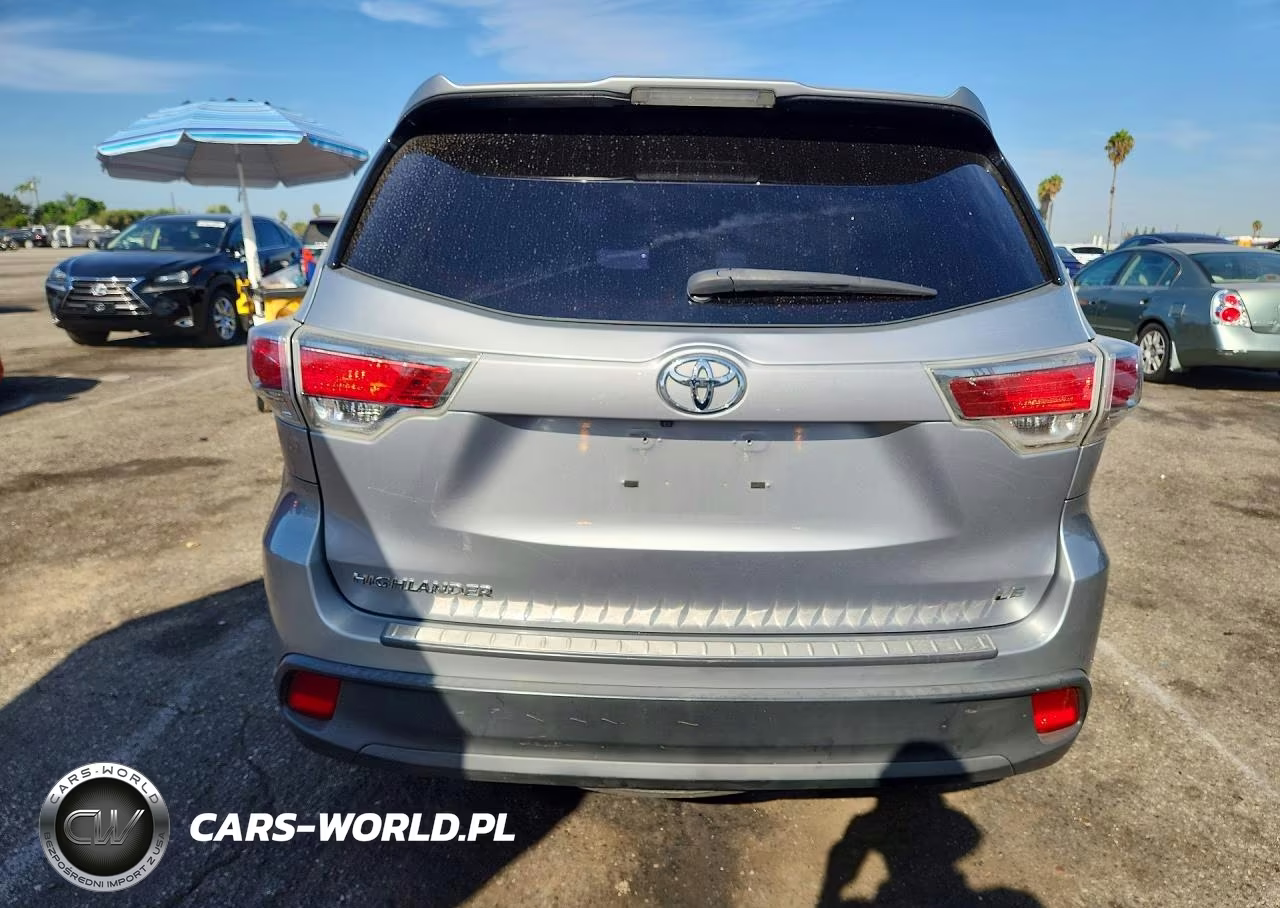 2014 Toyota Highlander Le VIN:5TDZARFH3ES004876 - 6