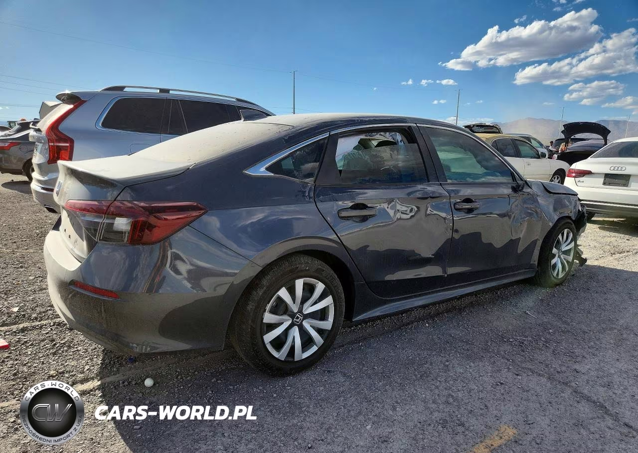 2026 Honda Civic Lx VIN:2HGFE2F24TH590687 - 3