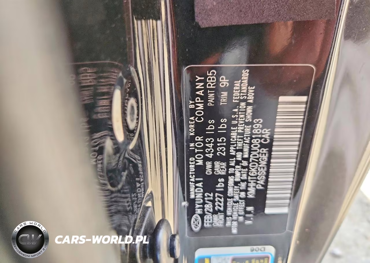2013 Hyundai Genesis Coupe 2.0T Premium VIN:KMHHT6KD7DU081893 - 12