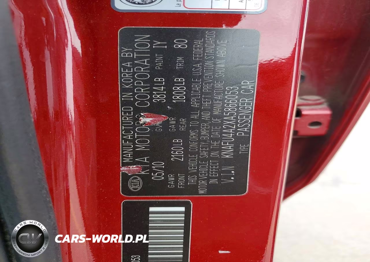 2010 Kia Forte Ex VIN:KNAFU4A2XA5866053 - 12