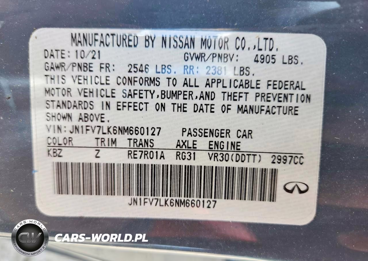 2022 Infiniti Q60 Red Sport 400 VIN:JN1FV7LK6NM660127 - 13