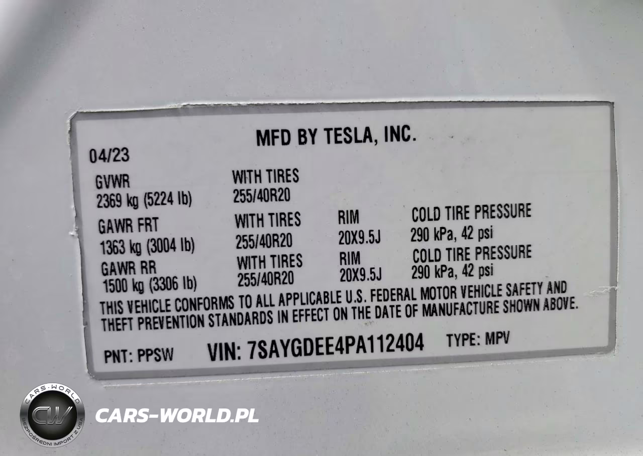 2023 Tesla Model Y VIN:7SAYGDEE4PA112404 - 13