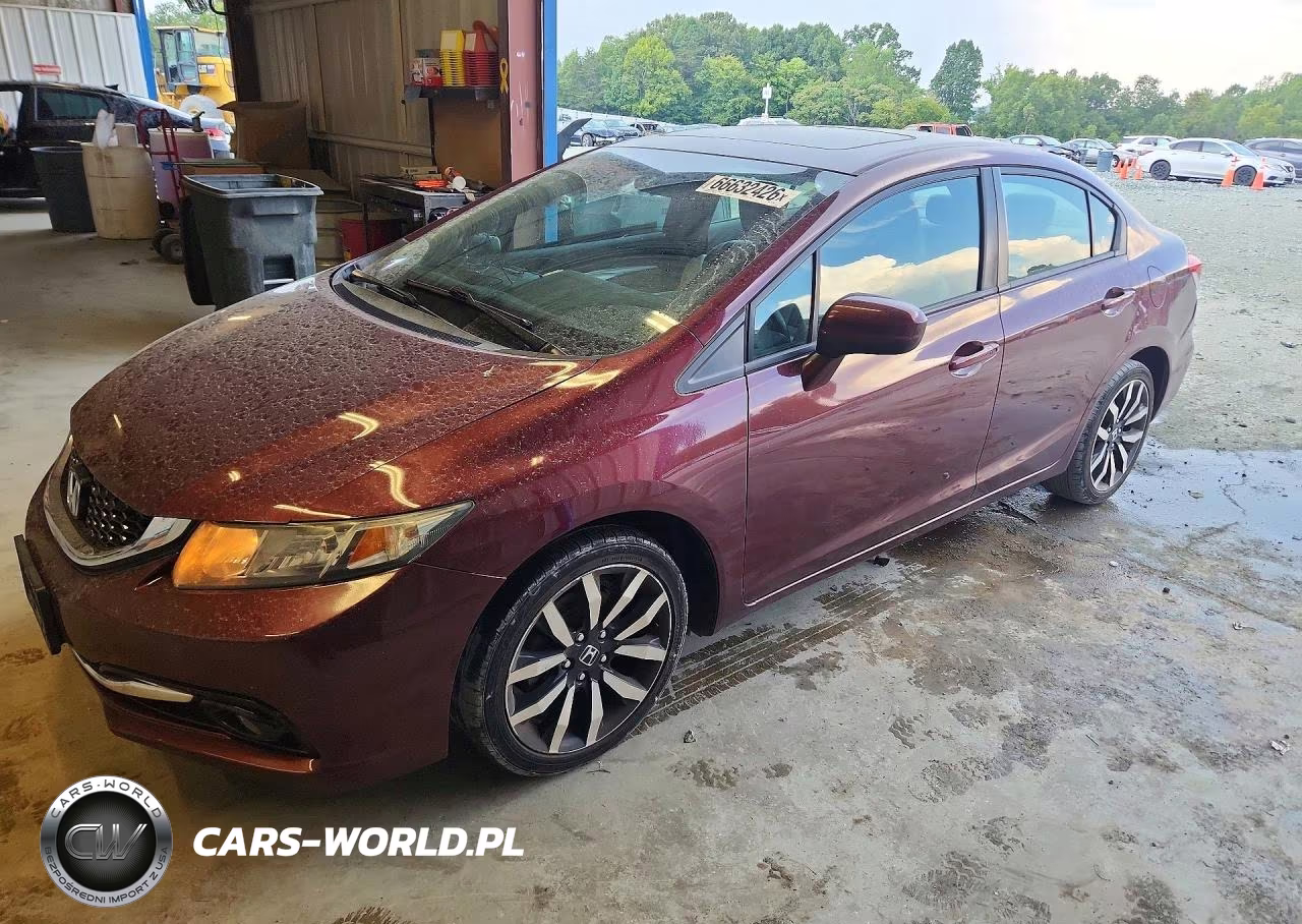 2014 Honda Civic Exl VIN:19XFB2F93EE022367 - 1