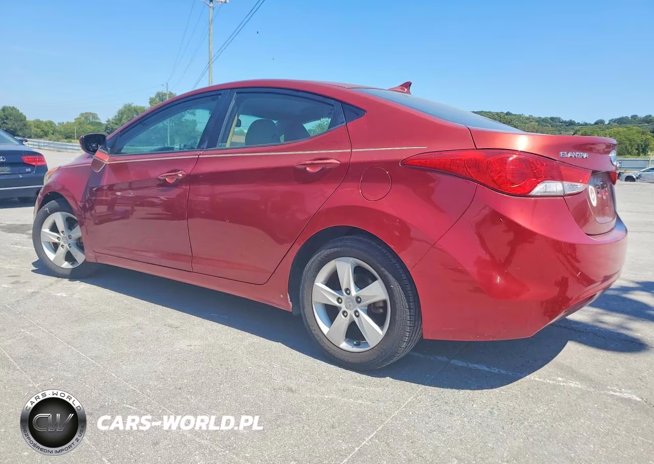 2012 Hyundai Elantra Gls VIN:KMHDH4AE3CU199078 - 2