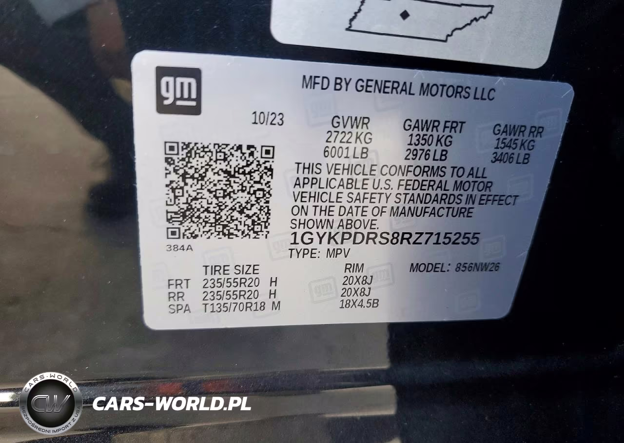2024 Cadillac Xt6 Premium Luxury VIN:1GYKPDRS8RZ715255 - 12